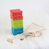 Wooden tower, constructor, toy for kindergarten for elementary school students, wholesale