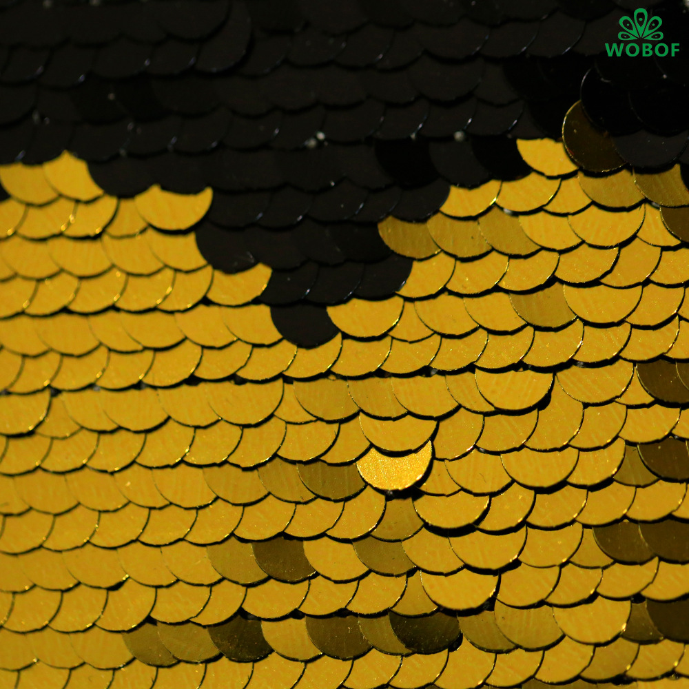 WO-2018厂家直销新款圆形爱心桃心5MM珠片绣章仔可定制