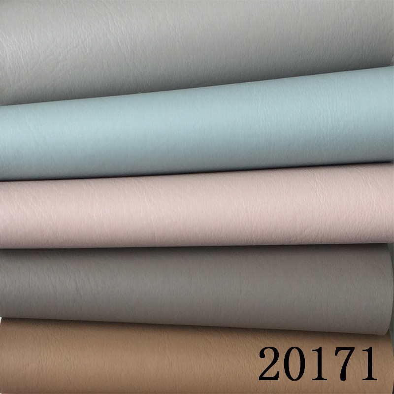 工厂现货高端肤感麂皮绒半PU亚光仿真革系列沙发箱包革高级装饰革