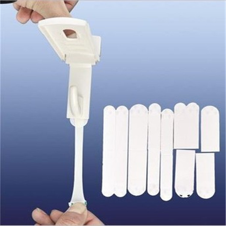 双面可移无痕挂钩胶 PE弹力可拉伸可移挂钩胶 纸巾盒日用品胶条