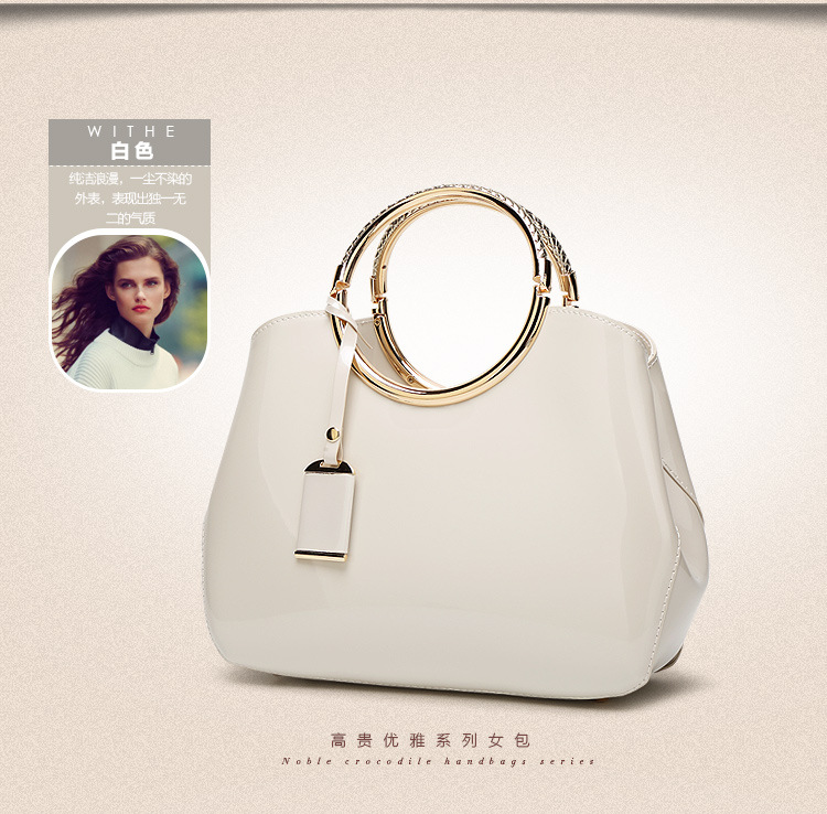 1108g Weight Polyester Lining Material Zipper Closure Type Single Shoulder Strap Strap Type Dome Bag Bags Type Casual Occasion Pu Leather Material Solid Color Pattern All Seasons Season Women's Gender Fashion Style Shell Shape Dark Blue, White, Pink, Red, Wine Red, Black Color Large Size Large Pu Leather Fashion Dome Bag Handbag 6