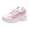 Footwear, high sports sports shoes platform, Korean style, plus size