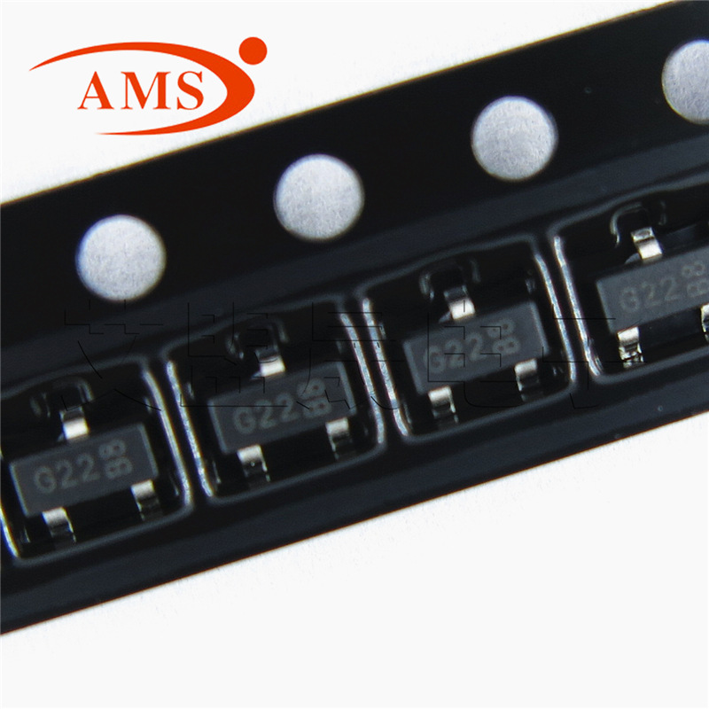 DMN2075U-7 丝印：G22 SOT-23 N沟道MOS管 DIODES/美台 DMN2075U