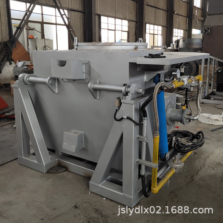 工业天然气炉熔炼炉大型溶铜炉 冶炼金属铝锌铜坩埚炉 1吨燃气炉