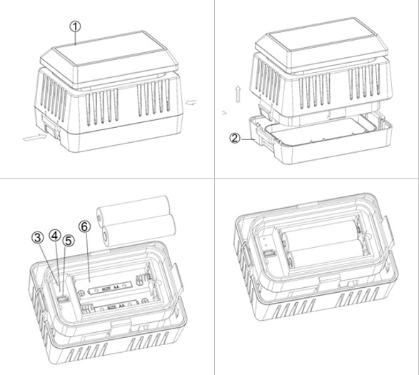 Moniteur de qualité de l air extérieur sans fil - Ref 3425310 Image 6