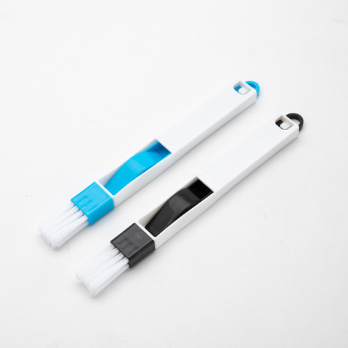 Door and window groove cleaning brush with dustpan window gap brush dust brush cleaning window groove small brush cleaning set