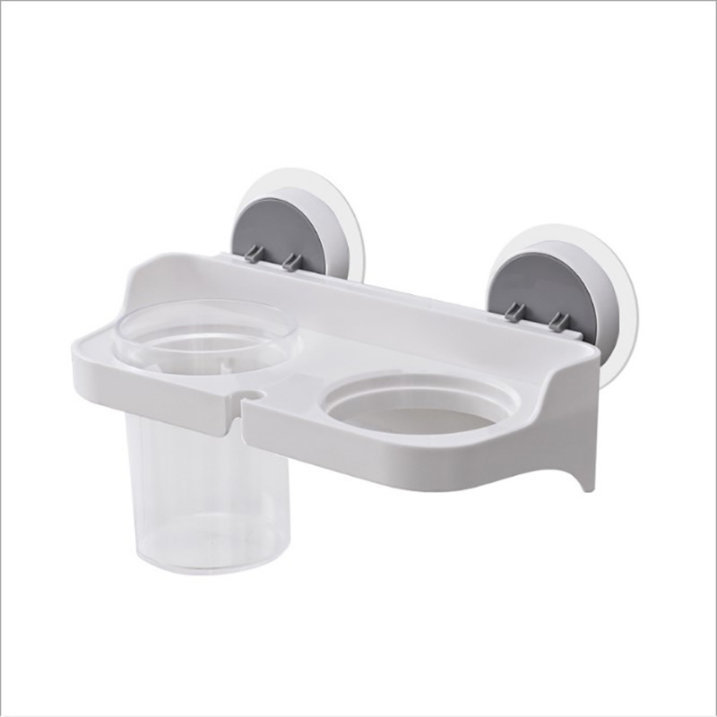 No perforada de pared-colgado secador de almacenamiento estante de baño rack ventilador secador