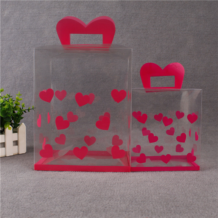 热销 时尚精美高档心型礼品塑料盒 大款心型礼品塑 可定制规格