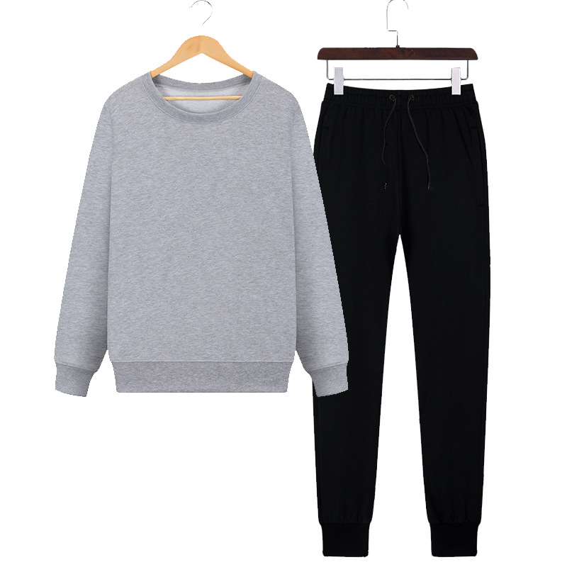 Blank Sweat Wholesale Camp Pure Autumn and Winter Crewneck Suit Winter Camp Sweat Print Customization