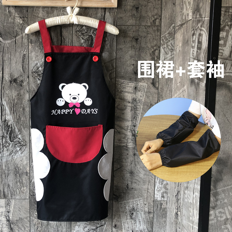 Delantal de correa de mano borrable para el hogar a prueba de aceite a prueba de agua logotipo personalizado de cocina Linda ropa de trabajo para hombres de moda