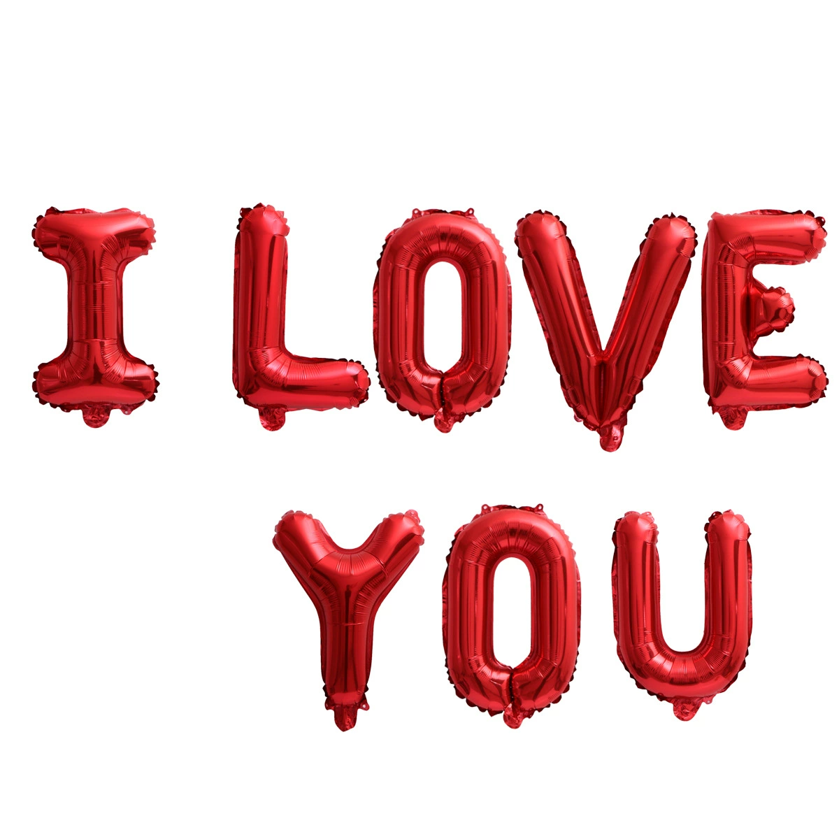 16-дюймовая имитация красивой версии набор воздушных шаров I love you, алюминиевая пленка буквы, набор для еды