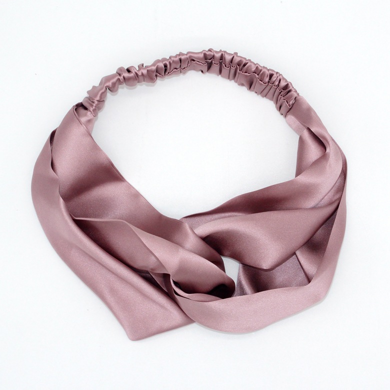 All-match fashion!Broadside Real silk Hair band overlapping Elastic force Elastic band Trendsetter Towel Europe and America Popular mulberry silk