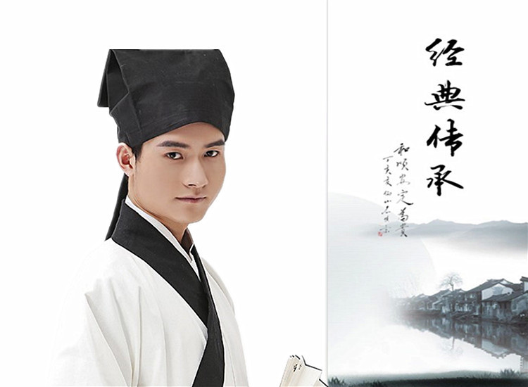 宋朝儒士帽式,宋朝文人巾帽,宋朝巾帽_大山谷图库