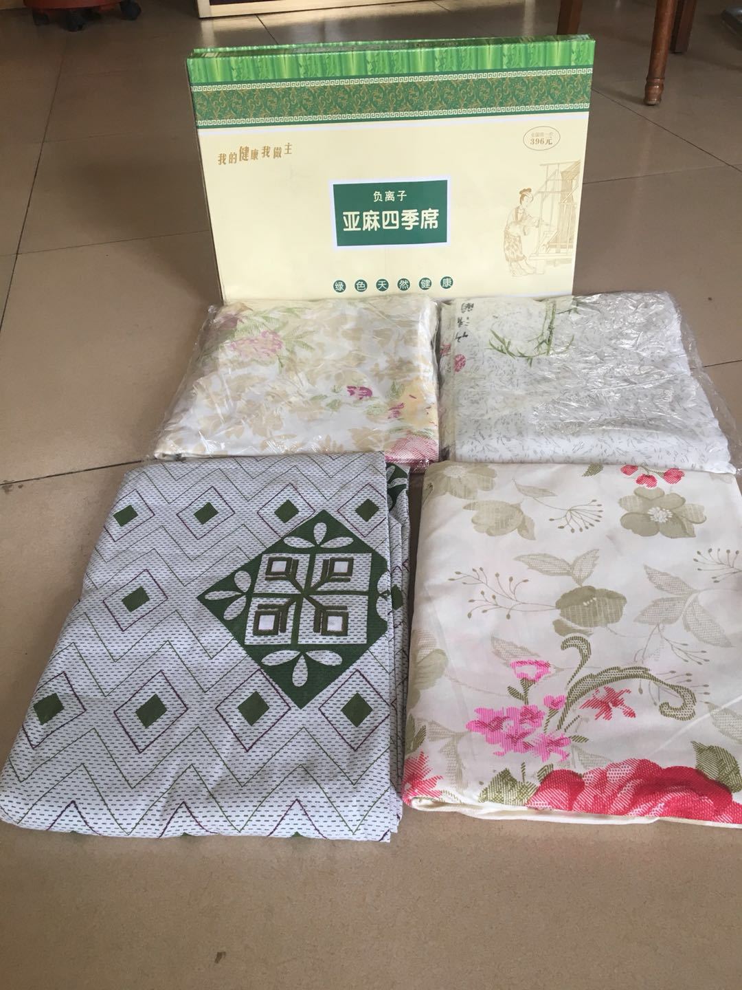 三七凉席印花辣木凉席三件套三件套老粗布床单厂家直销床上用品