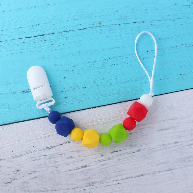 Comercio exterior nueva cadena de chupete de silicona suministros para bebés cadena anti-Caída de mordedor Amazon AliExpress cadena anti-perdida