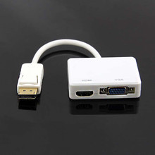��DP DisplayPort �DHDMI+VGA����һ dp to hdmi+vga 4K �D�Q��