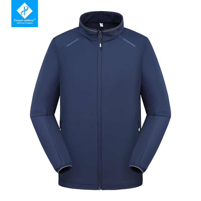 spring and autumn new pattern man Mesh Elastic force leisure time Windbreaker waterproof Windbreak jacket Stand collar coat Customize wholesale