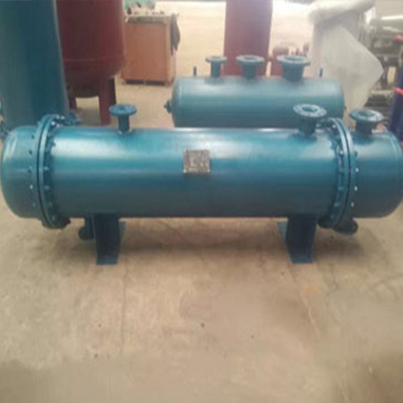 立式双纹管换热器汽水供暖螺纹管换热湍流换热机组  管壳式换热器