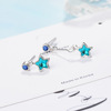 Asymmetrical universal earrings, Korean style