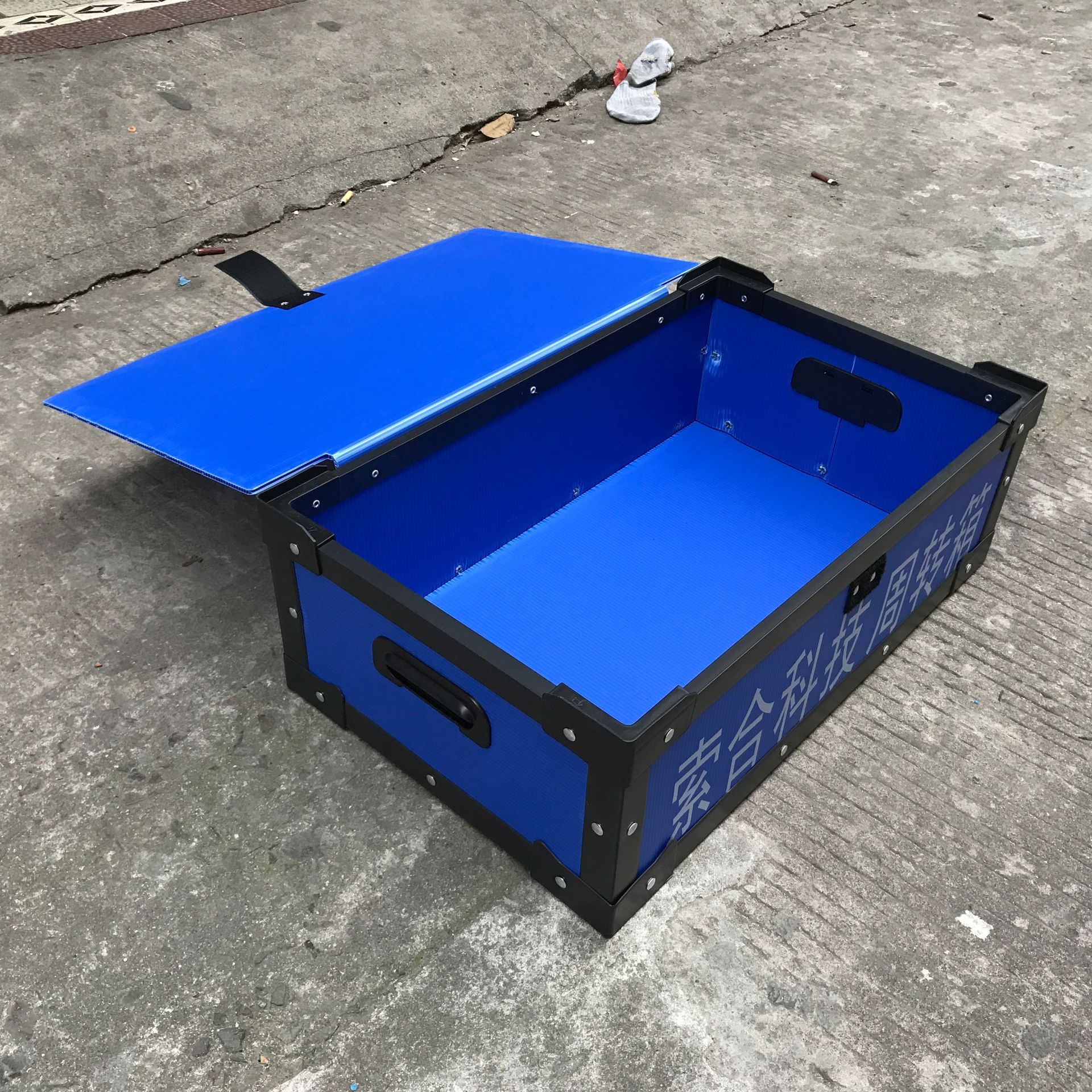 东莞 顺德塑料中空板 佛山 深圳塑胶骨架周转箱 广州静电双壁板箱