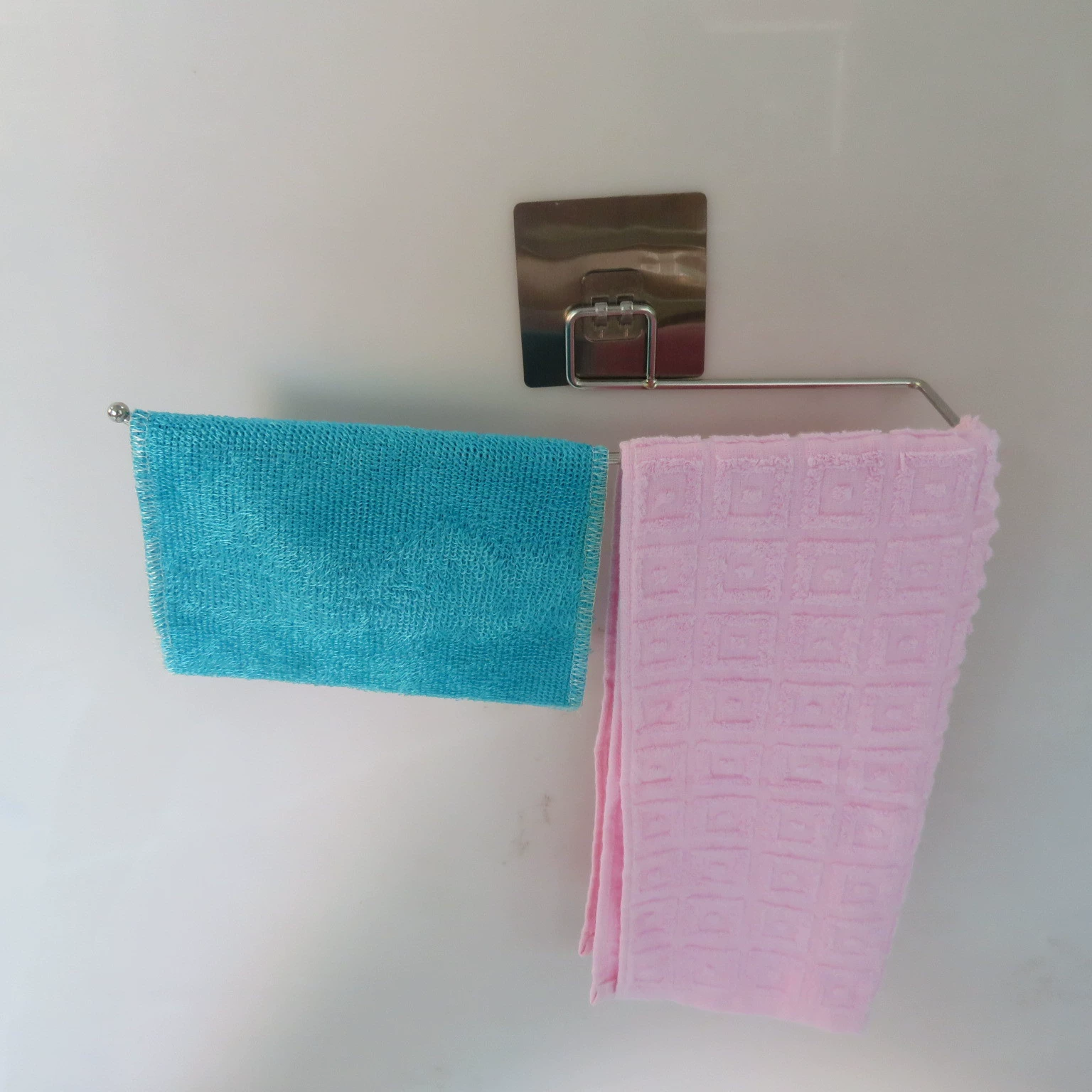 Полированная стальная хлопушка для полотенец, стена wipes, мощная наклейка, без следов