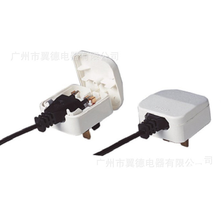 BS5733欧规转英规插头 欧标转英标转换插头欧式转英式转换插座ECP