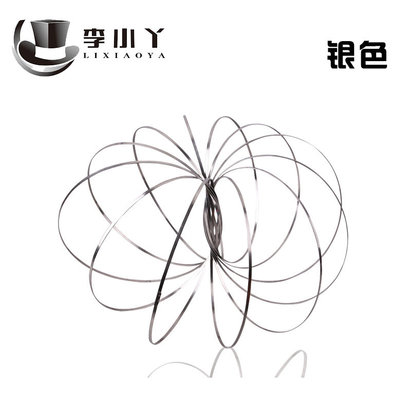 Flujo de fluidos 3D Acero inoxidable pulsera mágica descompresión accesorios juguetes creativos 304 material