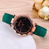 Starry sky, swiss watch, fashionable belt, quartz watches, simple and elegant design, Korean style, wholesale