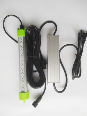 AC110V220V240V大功率100W200W300W四边形铝合金绿白蓝黄色集鱼灯|ms