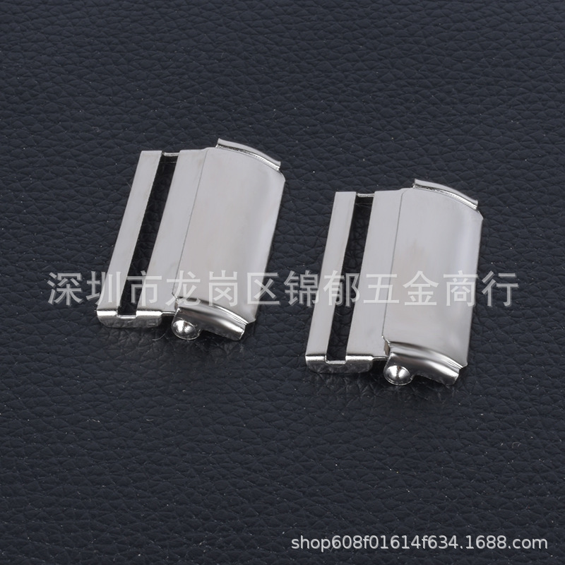 厂家直销铁背带扣 松紧织带调节扣内径35MM背带夹 绳带扣