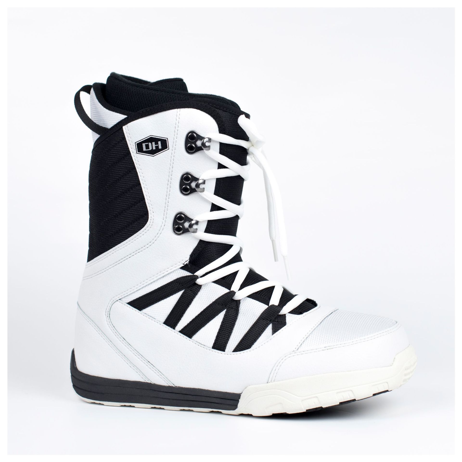 D H单板滑雪鞋女 滑雪靴男成人款快穿 雪地靴系带款鞋带款 防水|ms