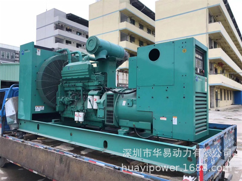 美国康明斯KTA19-G4二手柴油发电机164KW工厂备用发电机出售