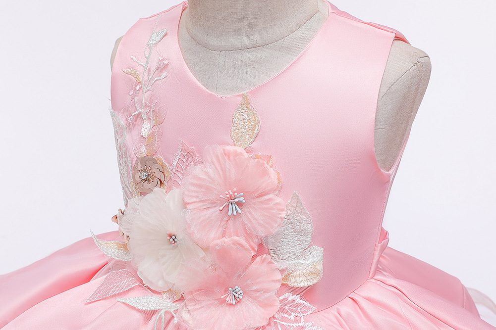 New Children's Dress Princess Dress Girls Pettiskirt Flower Girl Wedding Ceremony display picture 7