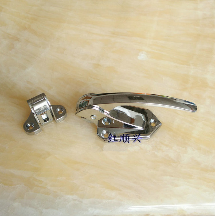 烘烤箱拉手锁雀锁传递窗拉手燕尾锁凸门拉手商业厨具可调节门把手