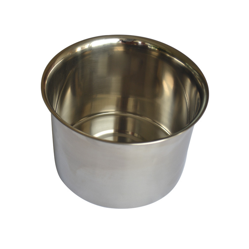 304 Stainless steel strip Food grade circular thickening household Basin Stew Taste cup Oil pan kitchen Soup pots