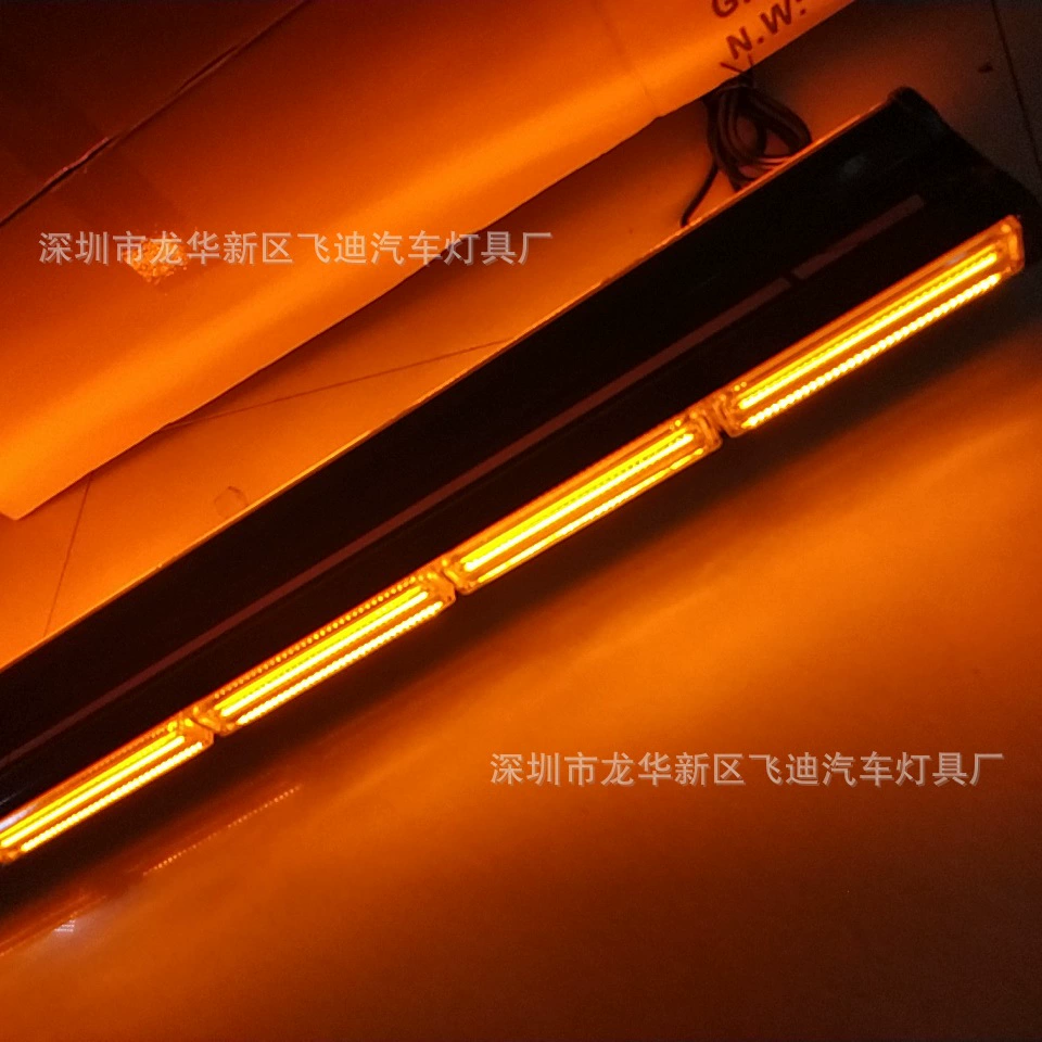 929-6 COB яркая вспышка на крыше 6-секционная двухрядная с магнитной полосой вспышка инженерный свет 12-24 В