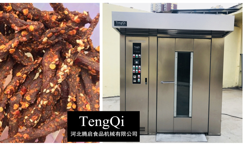 河北腾启现货供应大型商用32盘热风旋转烘烤炉