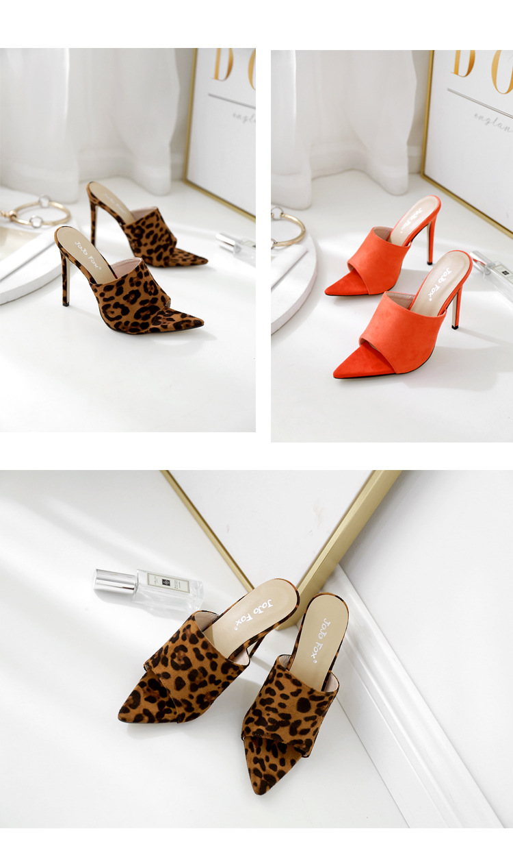 fashion open pointed toe heeled sandals NSSO59600