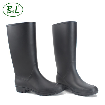 Boots adult the republic of korea fashion Rain shoes High cylinder Easy water boots pvc Water shoes waterproof non-slip