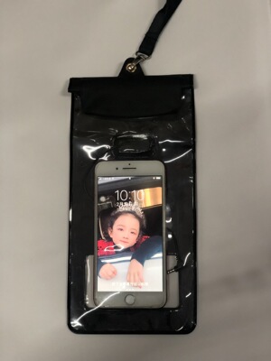 TPU外卖专用 耳机线手机防水袋 触屏 可插耳机放冲电宝