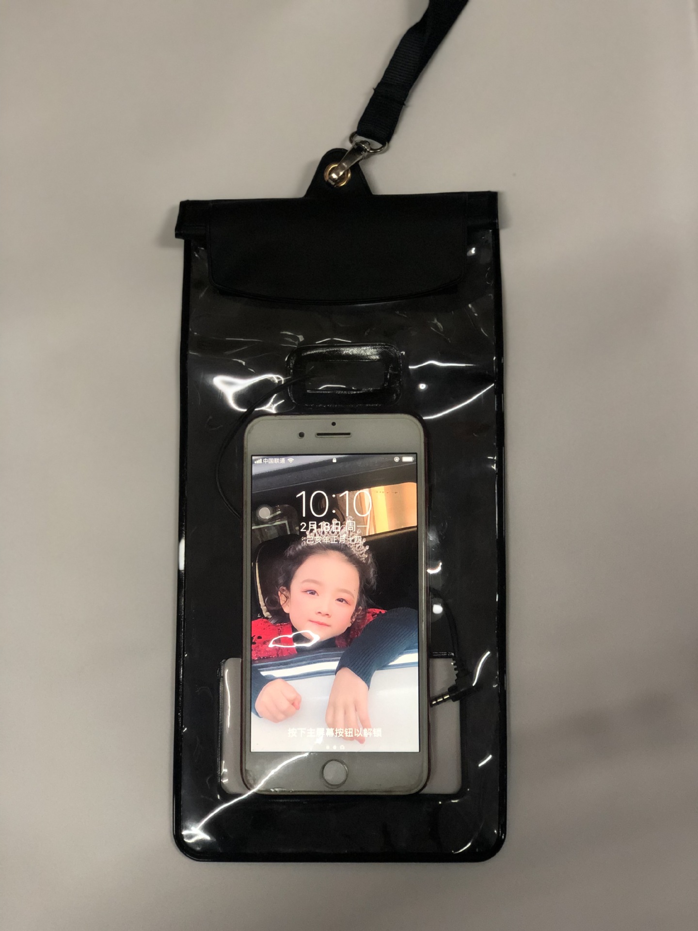 TPU外卖专用 耳机线手机防水袋 触屏 可插耳机放冲电宝