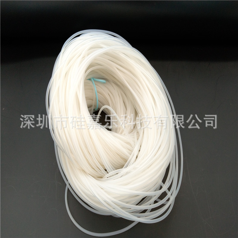 血压计硅胶软管食品级吸管透明硅胶管套内径2MM外径3MMM细线管