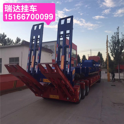 Bulky transport Trailer Customized excavator transport Trailer parameter Price How many? Days to Factory