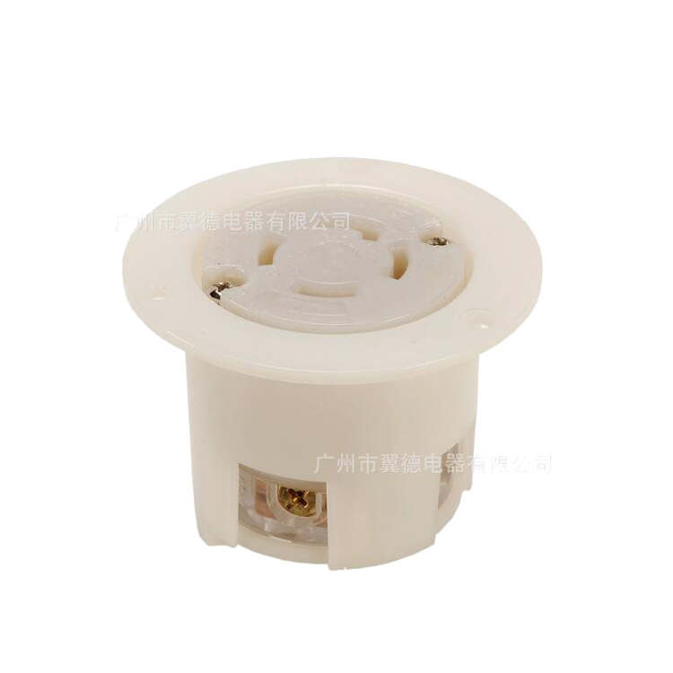 翼德厂家批发nema美标插座 30A 480V大功率美规工业插座 美式插座