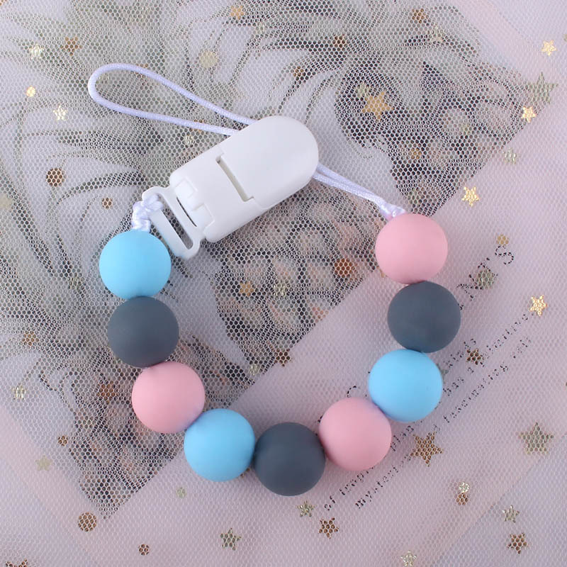 Bebé chupete cadena chupete cuerda mordedor de silicona anti-cadena suministros maternos e infantiles Comercio exterior AliExpress Nuevo