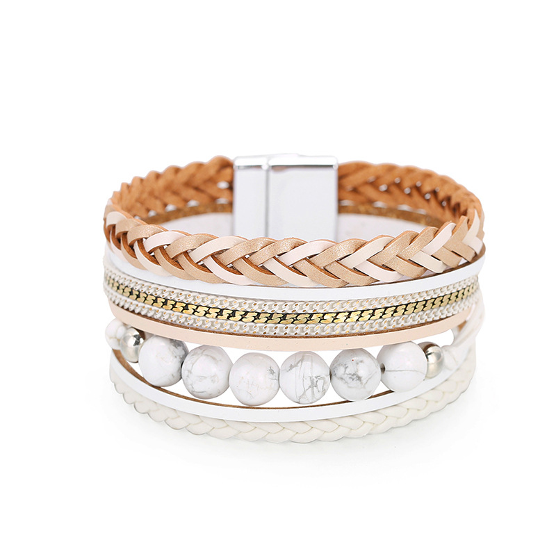 Bohemian Style Multilayer Woven Leather Bracelet