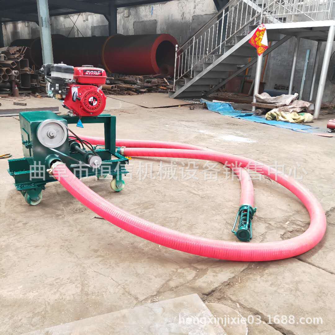 工厂直发自动化晒场收粮车载吸粮机15m长软管散粮装车输送机高产