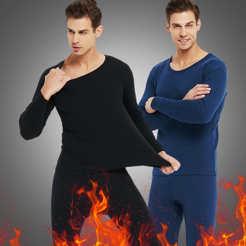 秋冬季男士纯棉秋衣秋裤套装薄款棉毛衫秋衣裤保暖内衣男厂家直销|ms