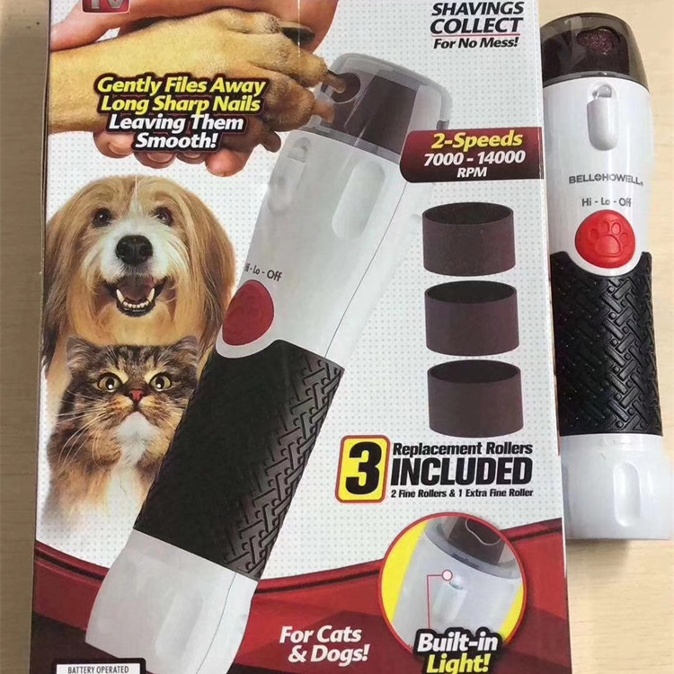 Pet grinding armor Pet products Cat and dog nails cut LED dog…