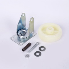 1-inch fat boy casters, 1.5-inch white nylon small wheel sofa furniture swivel casters, flat surface movable wheels